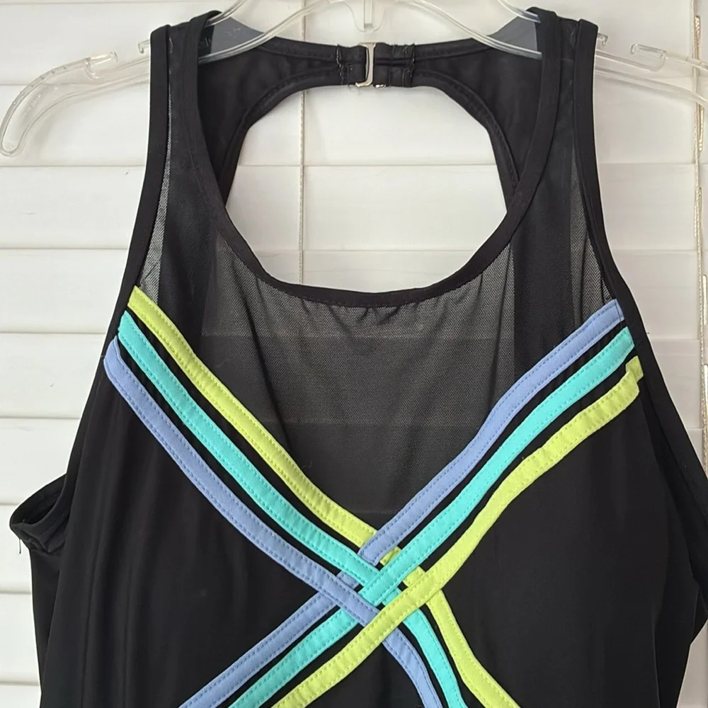 Miraclesuit Swimsuit One Piece Plus SZ 14 Black